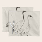 Two Geese - Minimalist Drawing Placemat Gallery Image 1