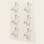 Two Geese - Minimalist Drawing Wallpaper Gallery Image 2
