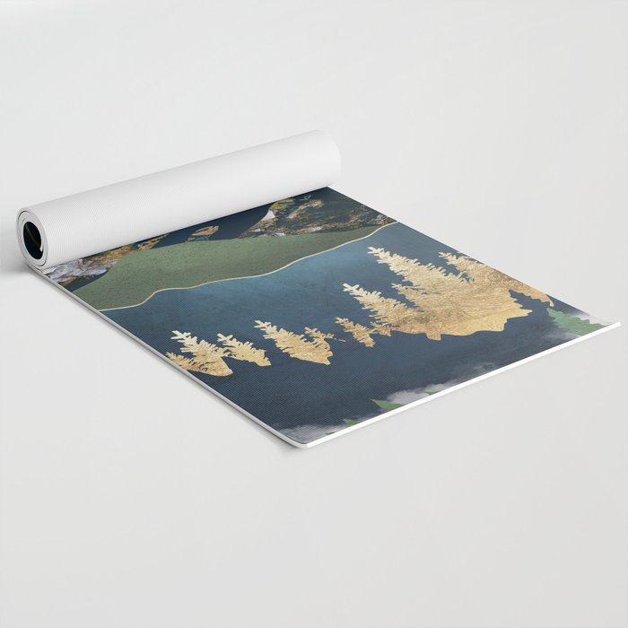 Midnight Mountains Yoga Mat Gallery Image 2