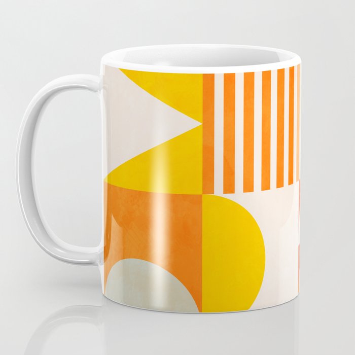mid century geometry sunny 2 Coffee Mug Gallery Image 3