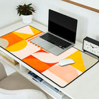 mid century geometry sunny 2 Desk Mat Gallery Image 2