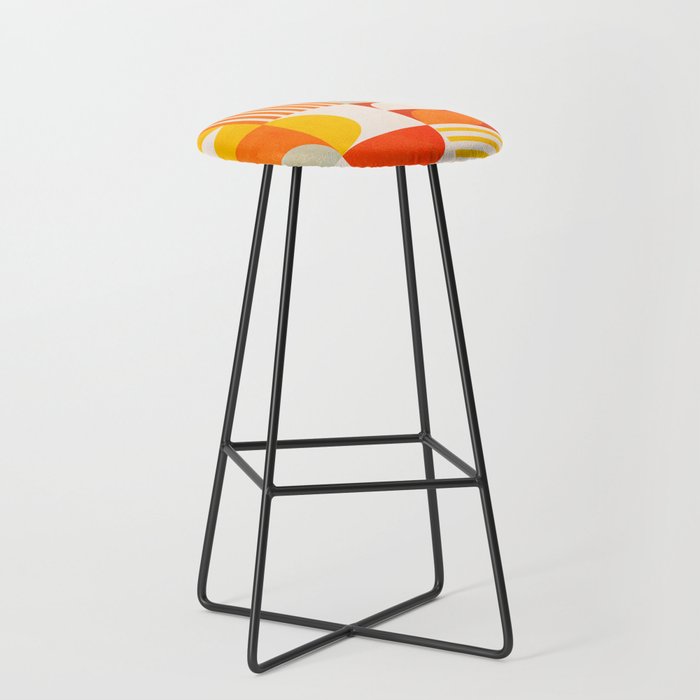 mid century geometry sunny 2 Stool Gallery Image 1