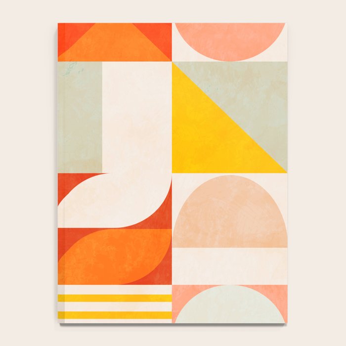mid century geometry sunny 2 Notebook Gallery Image 4