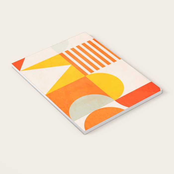 mid century geometry sunny 2 Notebook Gallery Image 3