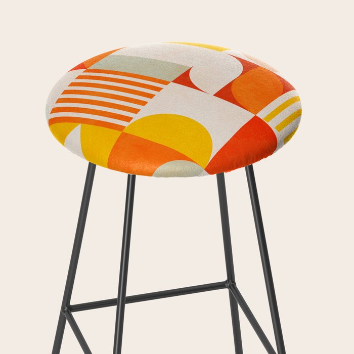 mid century geometry sunny 2 Stool Gallery Image 2