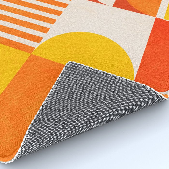 mid century geometry sunny 2 Rug Gallery Image 4