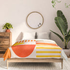 mid century geometry sunny 2 Comforter Gallery Image 3