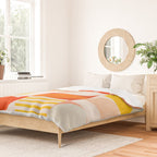 mid century geometry sunny 2 Duvet Cover Gallery Image 2