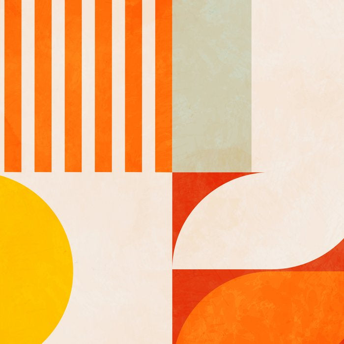 mid century geometry sunny 2 Coffee Mug Gallery Image 2