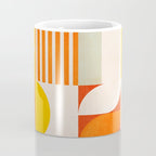 mid century geometry sunny 2 Coffee Mug Gallery Image 4