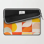 mid century geometry sunny 2 Laptop Sleeve Gallery Image 2
