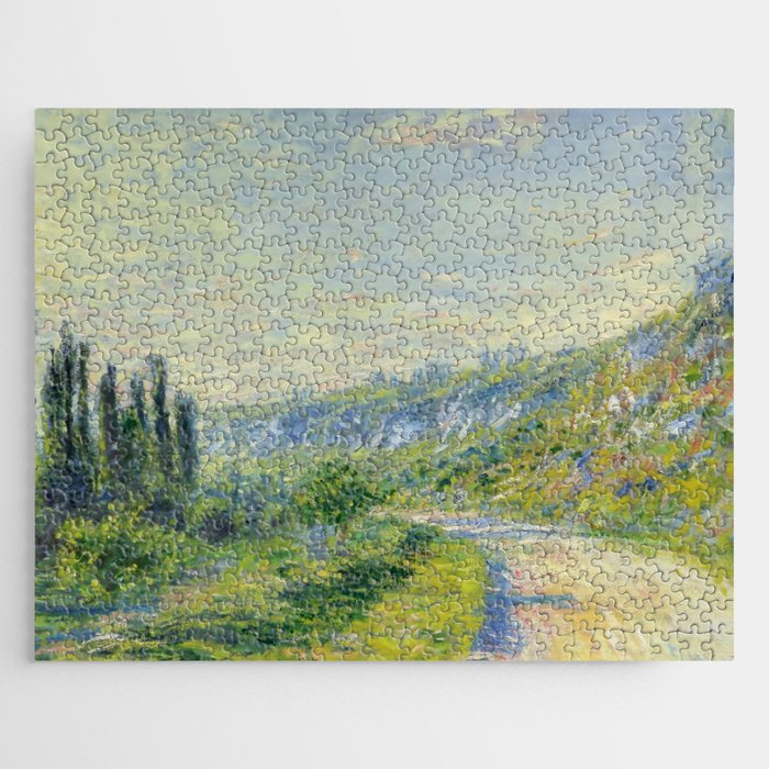 Claude Monet "The Road to Vétheuil" (1880) Jigsaw Puzzle Gallery Image 1