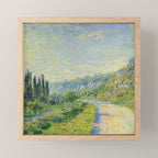 Claude Monet "The Road to Vétheuil" (1880) Mini Art Print Gallery Image 1