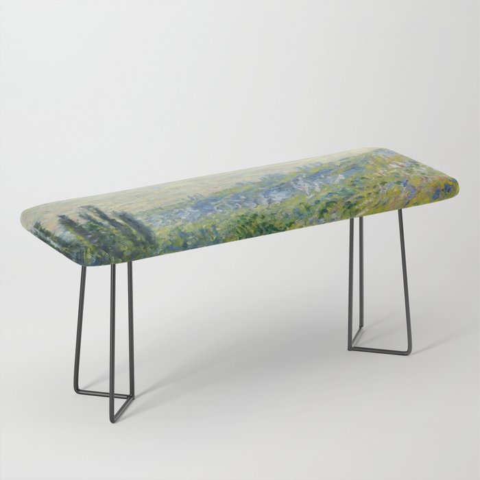 Claude Monet "The Road to Vétheuil" (1880) Bench Gallery Image 1