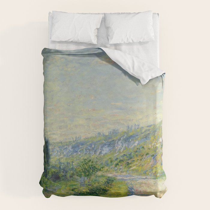 Claude Monet "The Road to Vétheuil" (1880) Duvet Cover Gallery Image 6