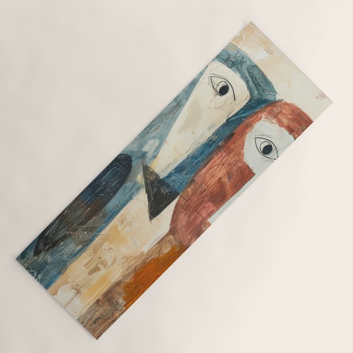 Bird Duality I Yoga Mat Gallery Image 1