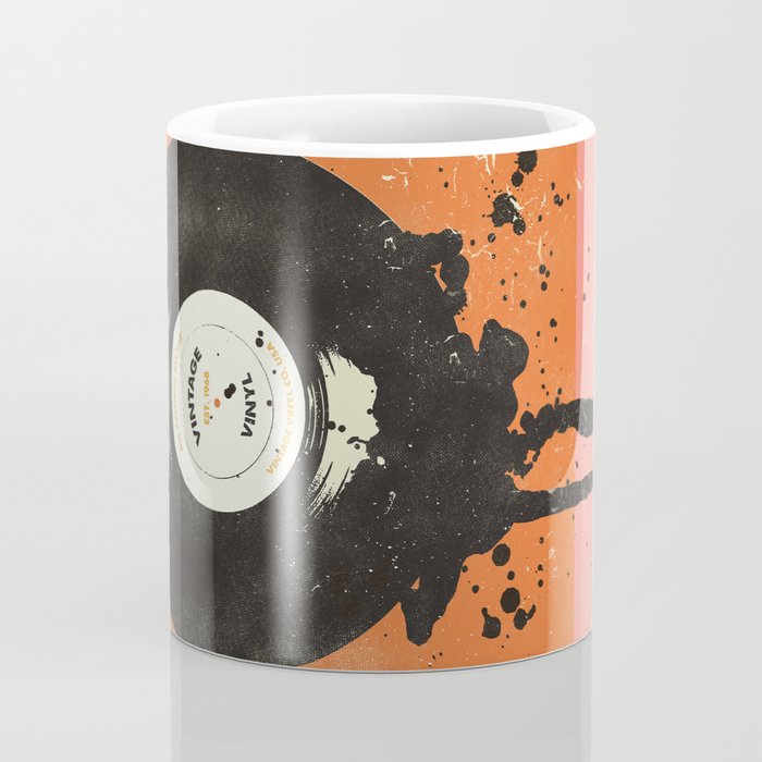 VINTAGE VINYL DRIP Coffee Mug Gallery Image 4