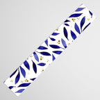 Pretty watercolor branches - blue and yellow Table Runner Gallery Image 3