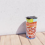 One More Bloody Mary Please, Cocktails Typography Happy Hour Alcohol, Weekend Drinks Beverages Summer Eclectic Lemon Painting Travel Mug Gallery Image 4