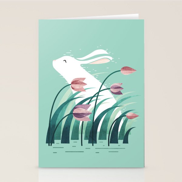 Rabbit, Resting Stationery Card Gallery Image 1