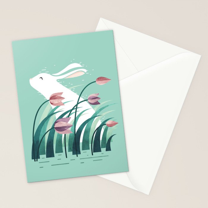 Rabbit, Resting Stationery Card Gallery Image 2