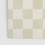 Linen Check Pattern - Mocha Brown Poster Gallery Image 3