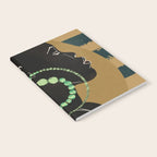 Abstract Art Tropical Girl Notebook Gallery Image 2