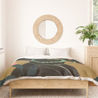 Abstract Art Tropical Girl Duvet Cover Gallery Image 3