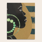 Abstract Art Tropical Girl Notebook Gallery Image 4