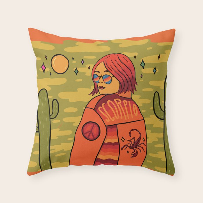 Scorpio Throw Pillow Gallery Image 1