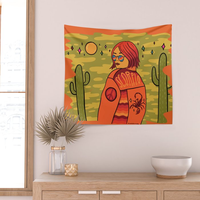 Scorpio Wall Tapestry Gallery Image 2