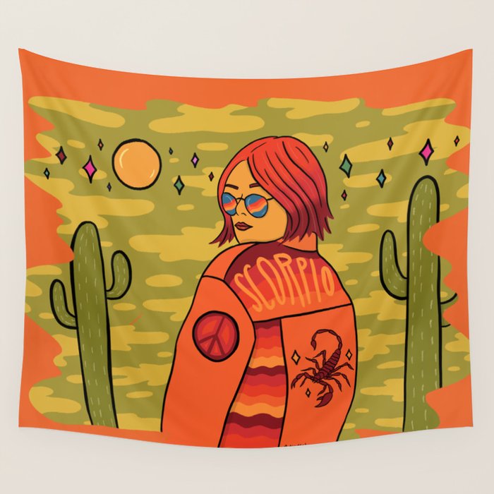 Scorpio Wall Tapestry Gallery Image 1