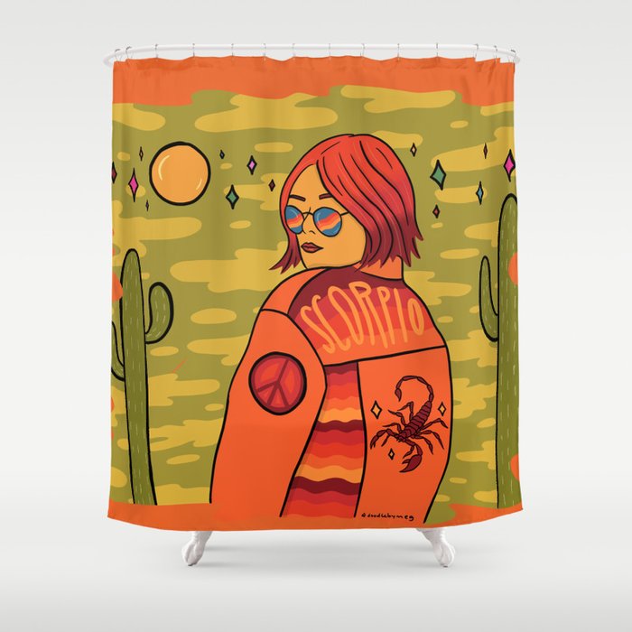 Scorpio Shower Curtain Gallery Image 1