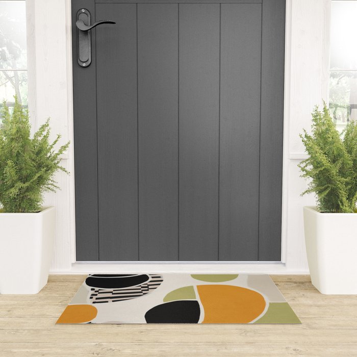 Stripes and Shapes III Welcome Mat Gallery Image 3