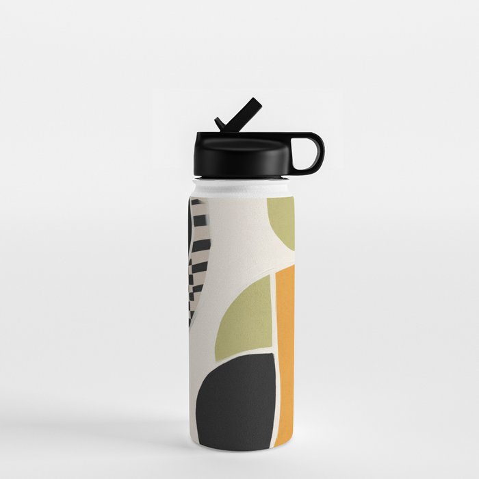 Stripes and Shapes III Water Bottle Gallery Image 1