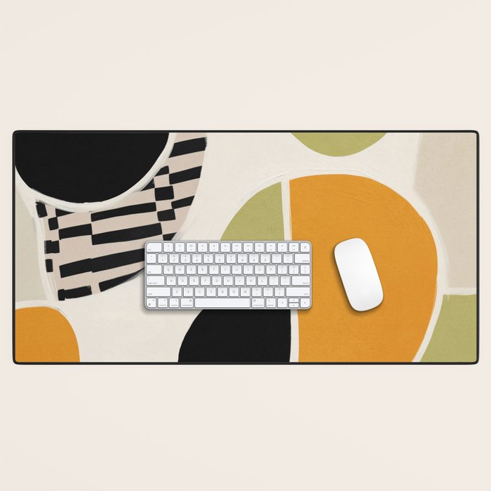 Stripes and Shapes III Desk Mat Gallery Image 1