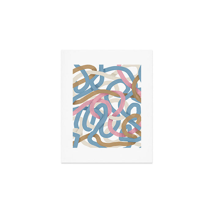 Abstract Brushstroke Tangle  Art Print Gallery Image 1