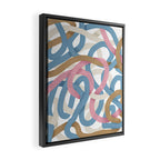 Abstract Brushstroke Tangle  Framed Canvas Print Gallery Image 2