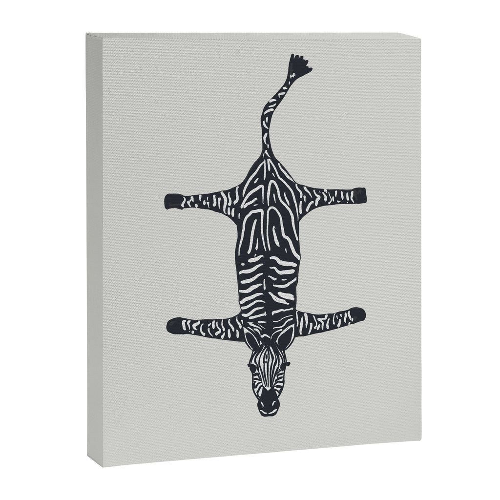 Abstract modern minimalistic zebras pattern  Canvas Print Gallery Image 8