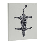 Abstract modern minimalistic zebras pattern  Canvas Print Gallery Image 8