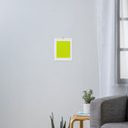 Acid lime neon green  Art Print Gallery Image 3
