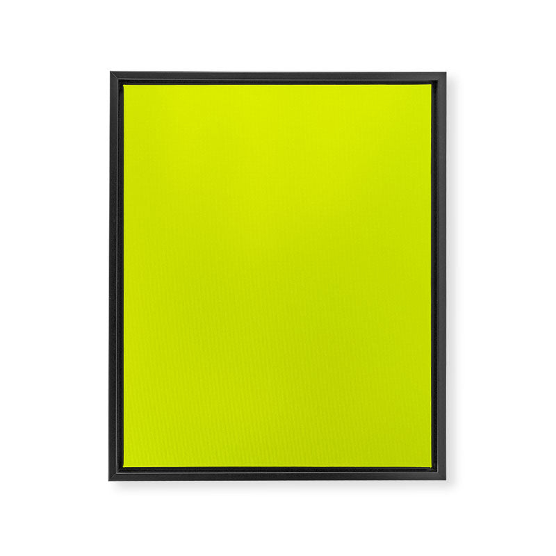 Acid lime neon green  Framed Canvas Print Gallery Image 8