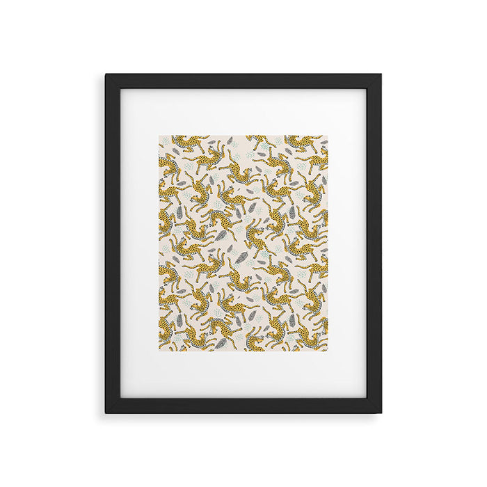 Bohemian jungle cats Framed Art Print Gallery Image 1