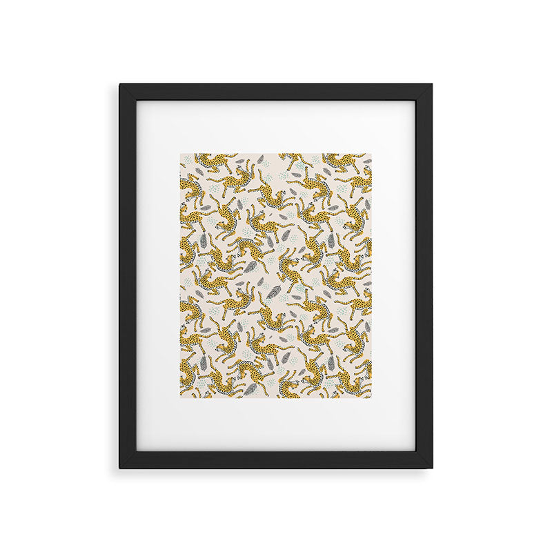Bohemian jungle cats Framed Art Print Gallery Image 6
