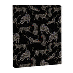 Boho modern black cheetah  Canvas Print Gallery Image 8