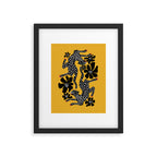 Bold cheetah dance Framed Art Print Gallery Image 6