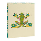Charming Frogs & Florals: Whimsical Nature-Inspired Pattern Canvas Print Gallery Image 8