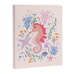 Charming Seahorse and Coral Reef Canvas Print Gallery Image 6