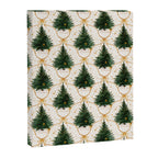 Christmas Tree in Golden Ribbon Seamless Holiday Pattern Canvas Print Gallery Image 8