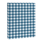 Classic Blue Gingham Checkered Pattern  Canvas Print Gallery Image 8